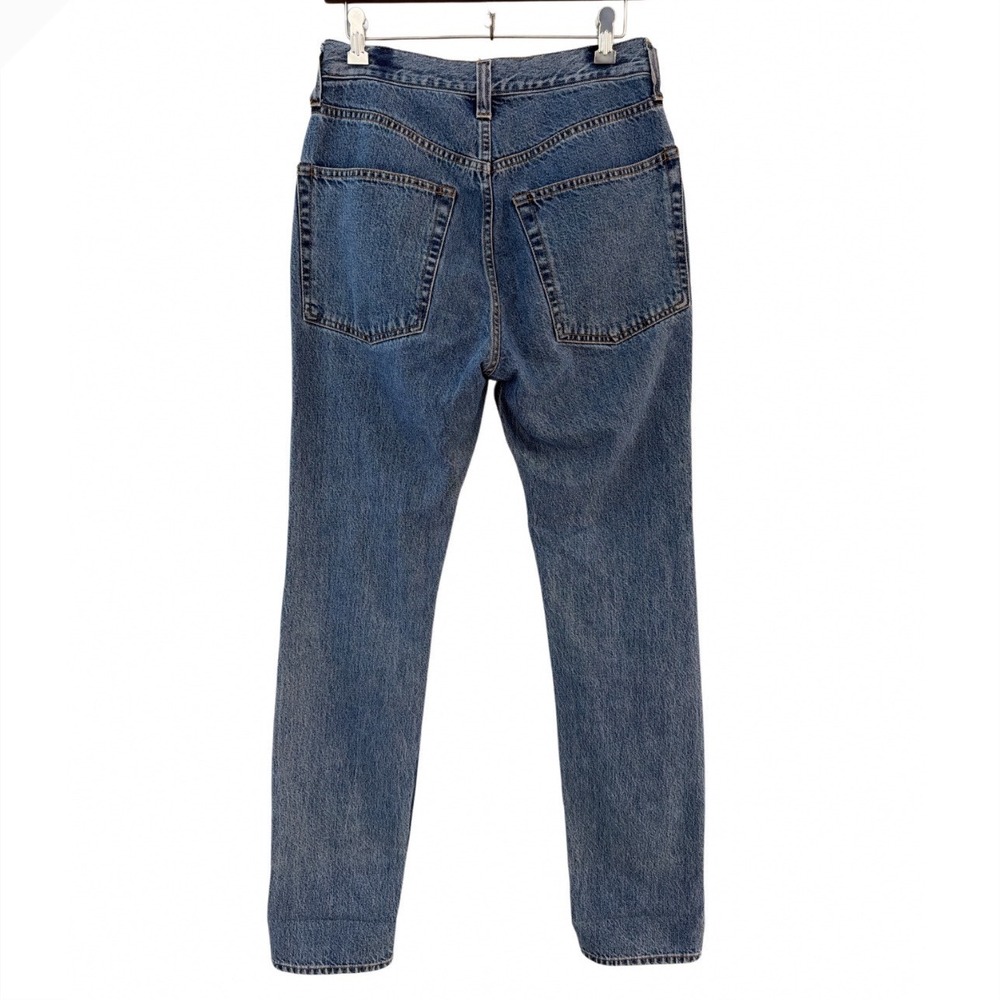 Helmut Lang Mens Blue Straight Leg Button Fly Denim Jeans Made in Italy Size 33 - Picture 2 of 10